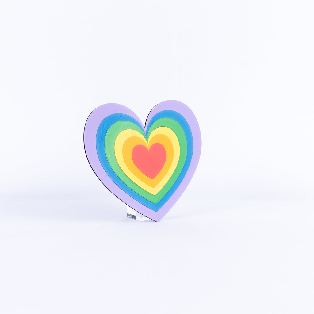 Rainbow Heart V1